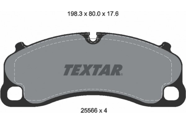 Textar Σετ τακάκια, Δισκόφρενα - 2556601 Textar Σετ τακάκια, Δισκόφρενα - 2556601