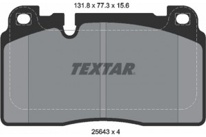 Textar Σετ τακάκια, Δισκόφρενα - 2564302