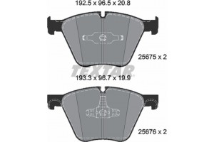 Textar Σετ τακάκια, Δισκόφρενα - 2567501