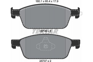 Textar Σετ τακάκια, Δισκόφρενα - 2573601