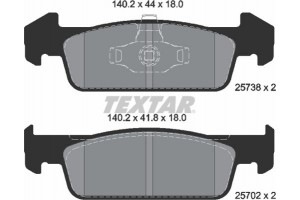 Textar Σετ τακάκια, Δισκόφρενα - 2573801