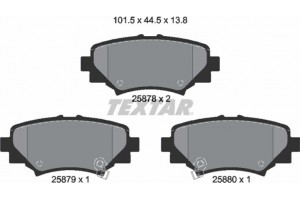Textar Σετ τακάκια, Δισκόφρενα - 2587801