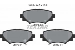 Textar Σετ τακάκια, Δισκόφρενα - 2587801