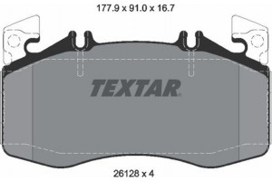 Textar Σετ τακάκια, Δισκόφρενα - 2612801