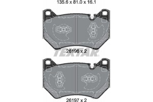 Textar Σετ τακάκια, Δισκόφρενα - 2619601