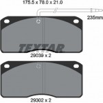 Textar Σετ τακάκια, Δισκόφρενα - 2903902