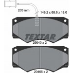 Textar Σετ τακάκια, Δισκόφρενα - 2904001