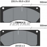 Textar Σετ τακάκια, Δισκόφρενα - 2904402