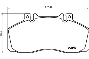 Textar Σετ τακάκια, Δισκόφρενα - 2906504