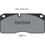 Textar Σετ τακάκια, Δισκόφρενα - 2906705