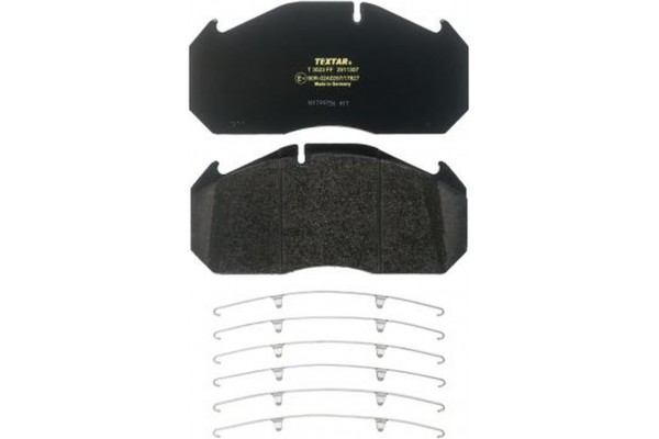 Textar Σετ τακάκια, Δισκόφρενα - 2911307