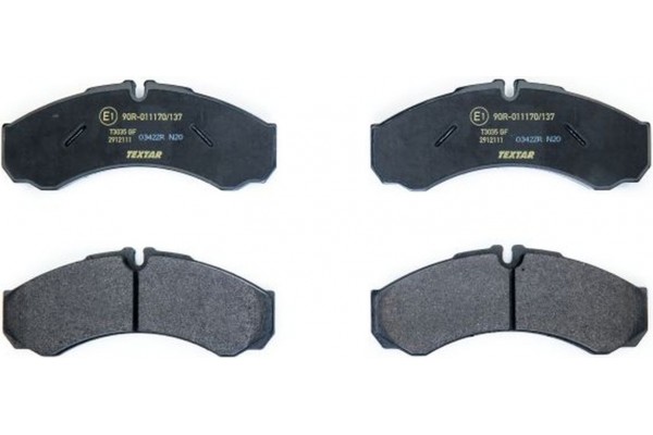 Textar Σετ τακάκια, Δισκόφρενα - 2912111