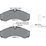Textar Σετ τακάκια, Δισκόφρενα - 2912113