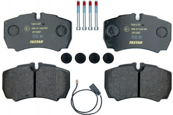 Textar Σετ τακάκια, Δισκόφρενα - 2912307