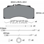 Textar Σετ τακάκια, Δισκόφρενα - 2913401