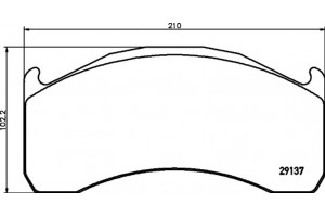 Textar Σετ τακάκια, Δισκόφρενα - 2913706