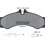 Textar Σετ τακάκια, Δισκόφρενα - 2915301