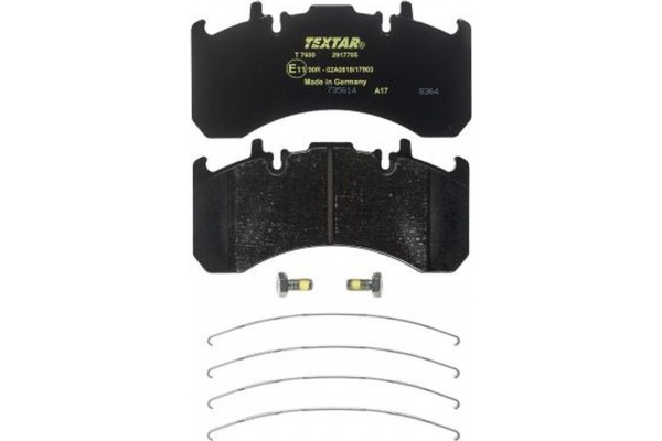 Textar Σετ τακάκια, Δισκόφρενα - 2917705