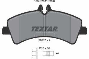 Textar Σετ τακάκια, Δισκόφρενα - 2921702