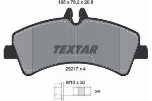 Textar Σετ τακάκια, Δισκόφρενα - 2921702