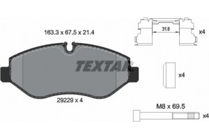 Textar Σετ τακάκια, Δισκόφρενα - 2922901