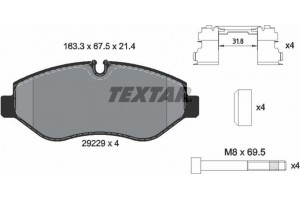 Textar Σετ τακάκια, Δισκόφρενα - 2922901
