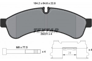 Textar Σετ τακάκια, Δισκόφρενα - 2923101