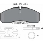 Textar Σετ τακάκια, Δισκόφρενα - 2923701