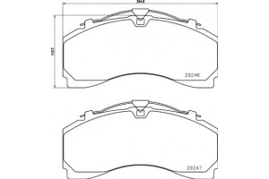 Textar Σετ τακάκια, Δισκόφρενα - 2924601