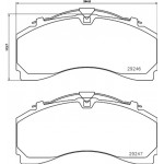 Textar Σετ τακάκια, Δισκόφρενα - 2924601