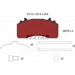 Textar Σετ τακάκια, Δισκόφρενα - 2927901