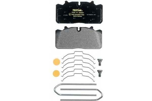 Textar Σετ τακάκια, Δισκόφρενα - 2928501