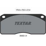 Textar Σετ τακάκια, Δισκόφρενα - 2930201