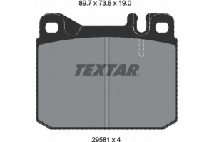 Textar Σετ τακάκια, Δισκόφρενα - 2958105