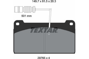Textar Σετ τακάκια, Δισκόφρενα - 2976502