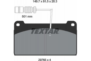 Textar Σετ τακάκια, Δισκόφρενα - 2976502