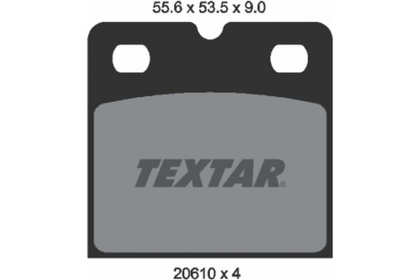 Textar Σετ τακάκια, Χειρόφρενο Για Δισκόφρενο - 2061005