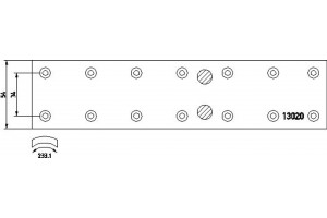 Textar Σετ θερμουίτ, Ταμπουρόφρενα - 1302001