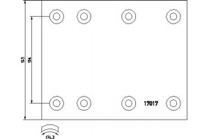 Textar Σετ θερμουίτ, Ταμπουρόφρενα - 1701703
