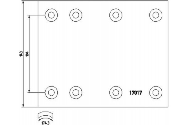 Textar Σετ θερμουίτ, Ταμπουρόφρενα - 1701703 Textar Σετ θερμουίτ, Ταμπουρόφρενα - 1701703