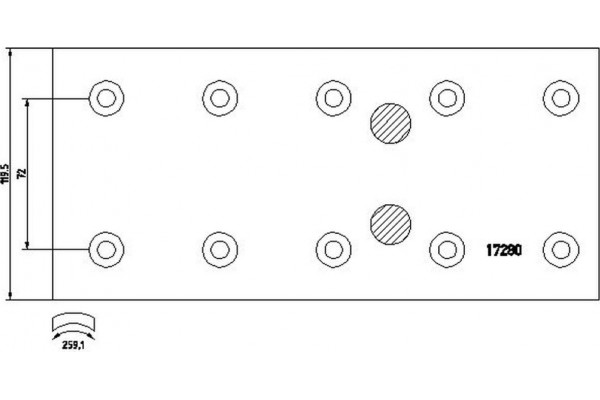 Textar Σετ θερμουίτ, Ταμπουρόφρενα - 1728006 Textar Σετ θερμουίτ, Ταμπουρόφρενα - 1728006