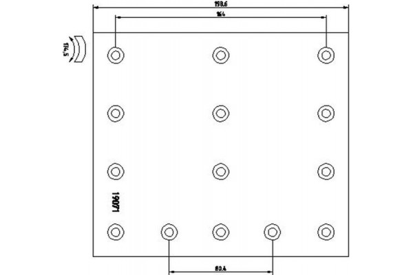 Textar Σετ θερμουίτ, Ταμπουρόφρενα - 1907105