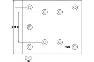 Textar Σετ θερμουίτ, Ταμπουρόφρενα - 1949402