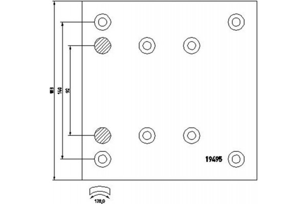 Textar Σετ θερμουίτ, Ταμπουρόφρενα - 1949502 Textar Σετ θερμουίτ, Ταμπουρόφρενα - 1949502