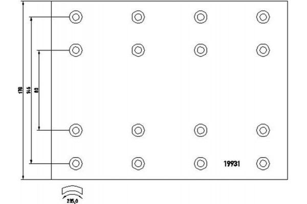 Textar Σετ θερμουίτ, Ταμπουρόφρενα - 1993101
