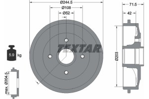 Textar Ταμπούρο - 94026600
