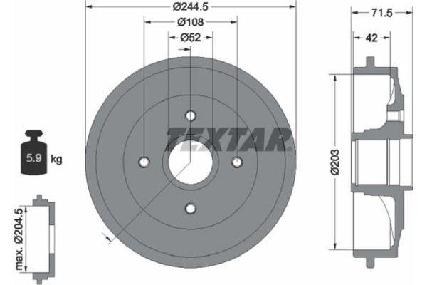 Textar Ταμπούρο - 94026600