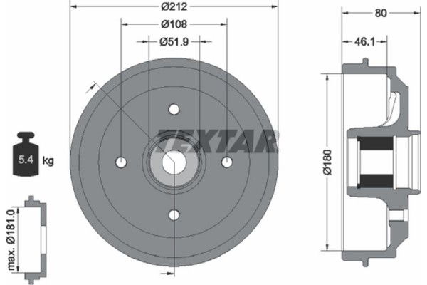Textar Ταμπούρο - 94041800