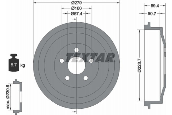 Textar Ταμπούρο - 94044800