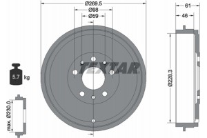 Textar Ταμπούρο - 94045300